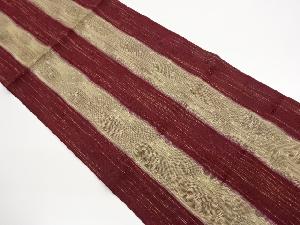 縞模様織出し名古屋帯